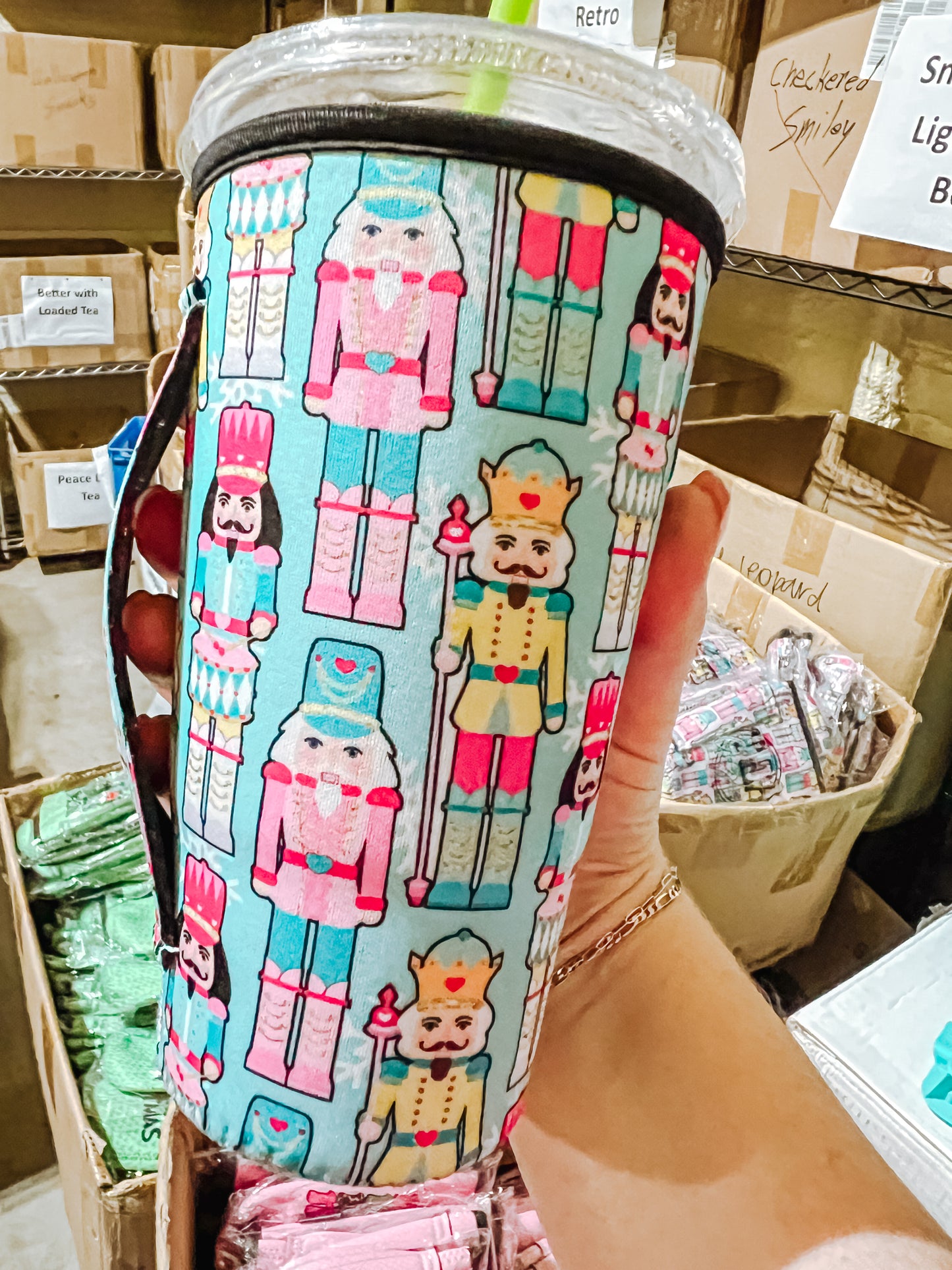 Blue Nutcracker (Tea Cup Sized)