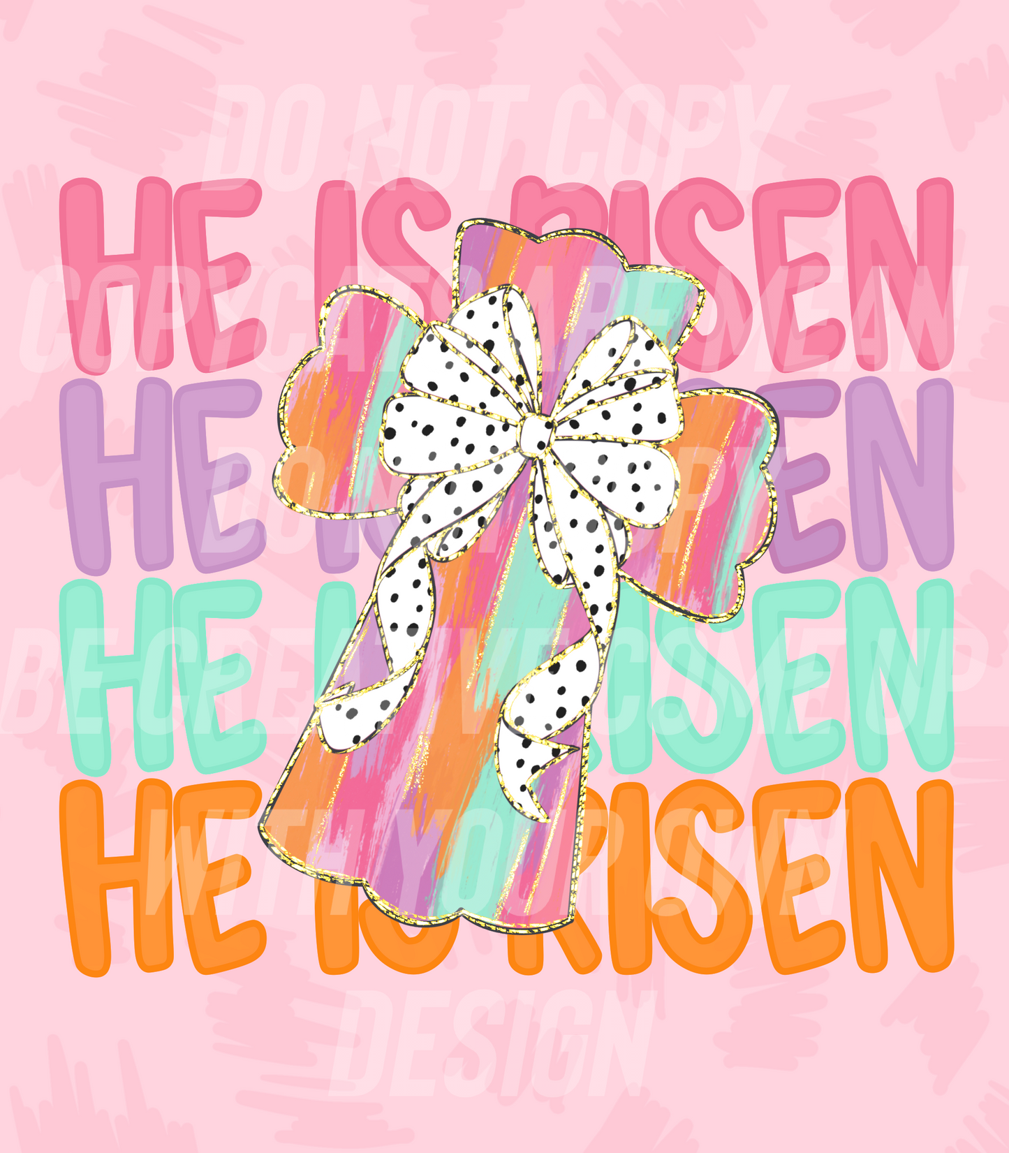 He is Risen w/cross (Tea Cup Sized