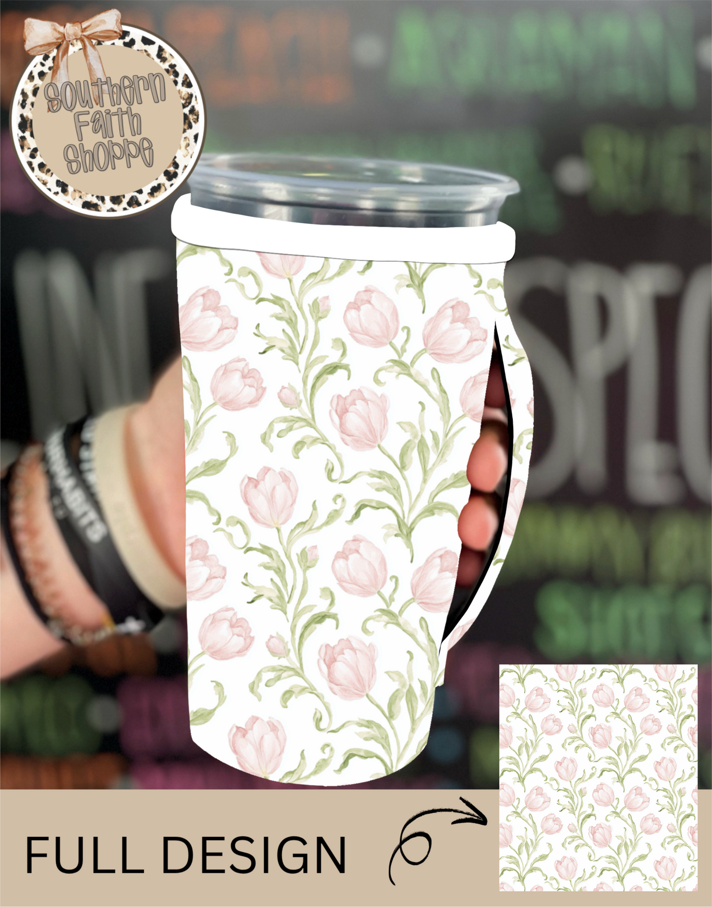 TULIP FLORAL (42oz BIG Cup Sized)