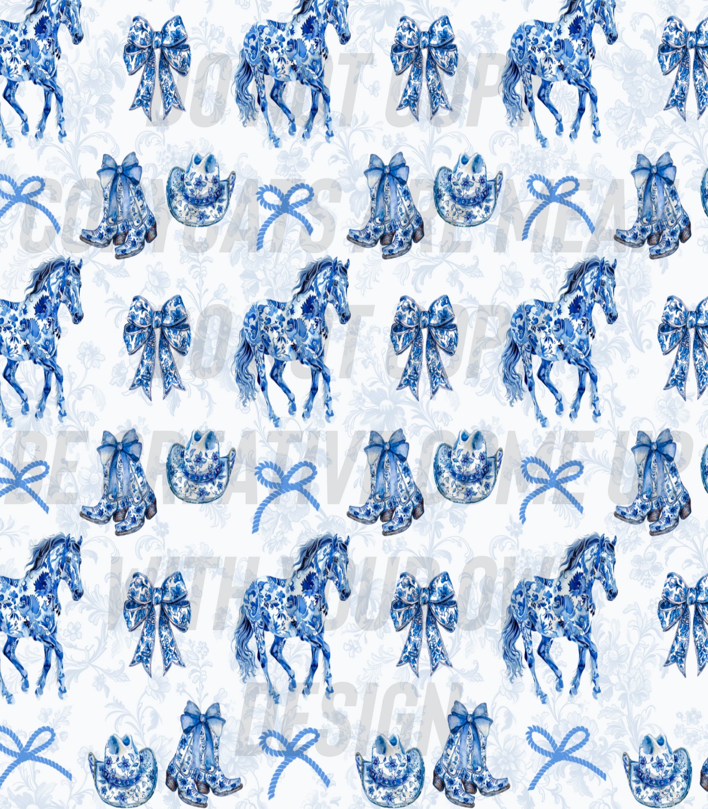 Chinoiserie Horses (Tea Cup Sized