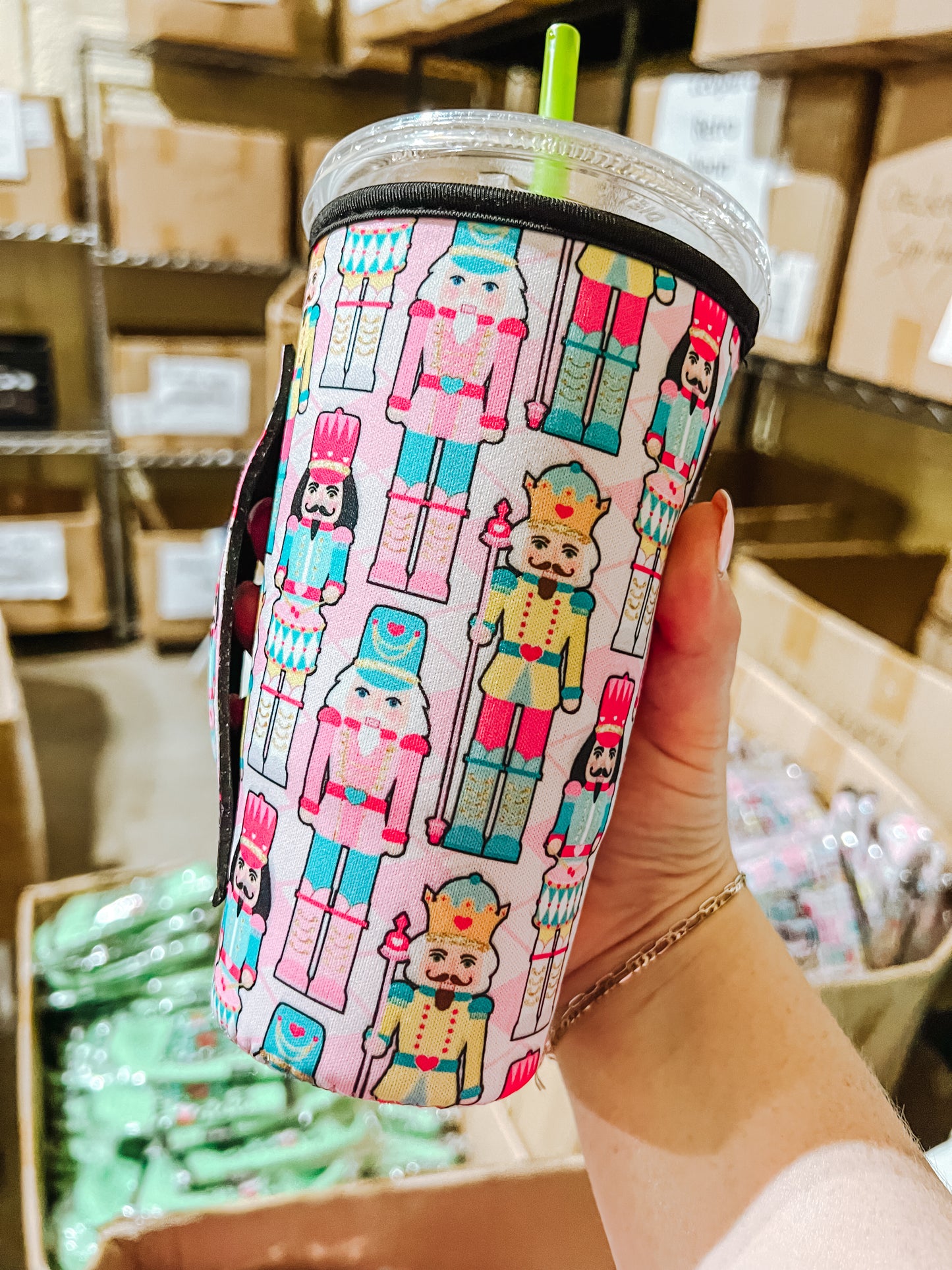 Pink Nutcracker (Tea Cup Sized)