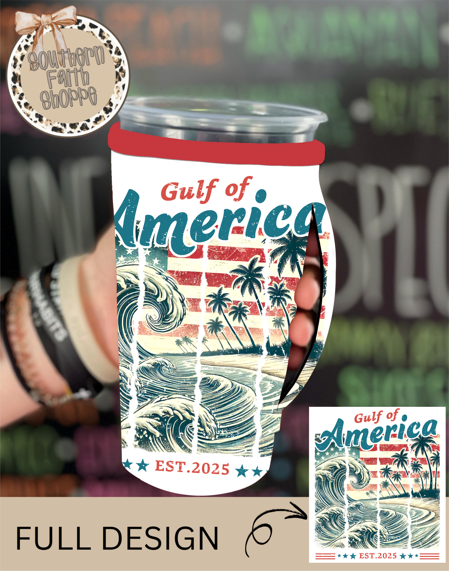 GULF OF AMERICA | TEA KOOZIE