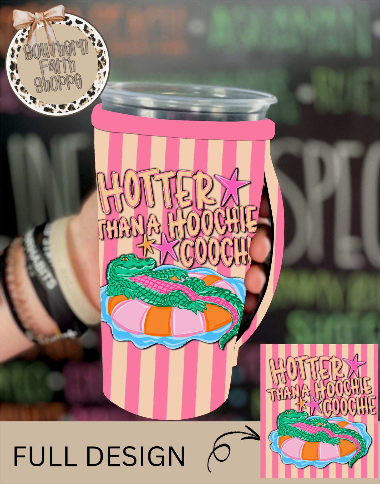 HOTTER THAN A HOOCHIE COOCHIE | TEA KOOZIE