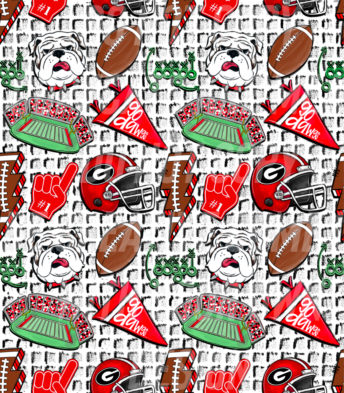 Georgia Dawgs (Tea Cup Sized)