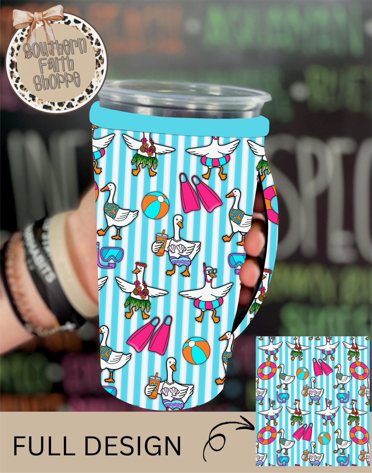 SUMMER GOOSE | TEA KOOZIE