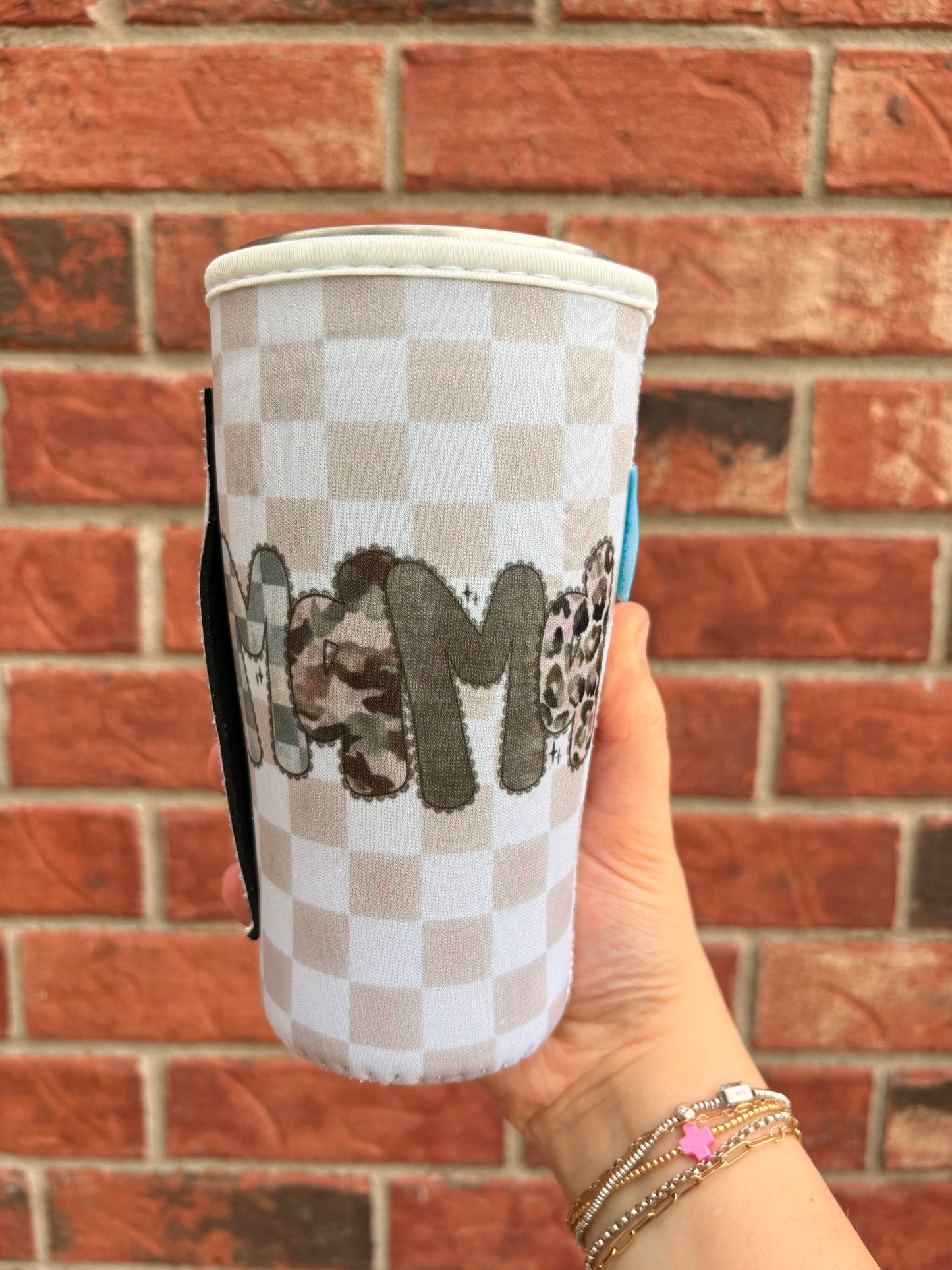 MAMA NEUTRAL CHECKS | TEA SIZED 32oz