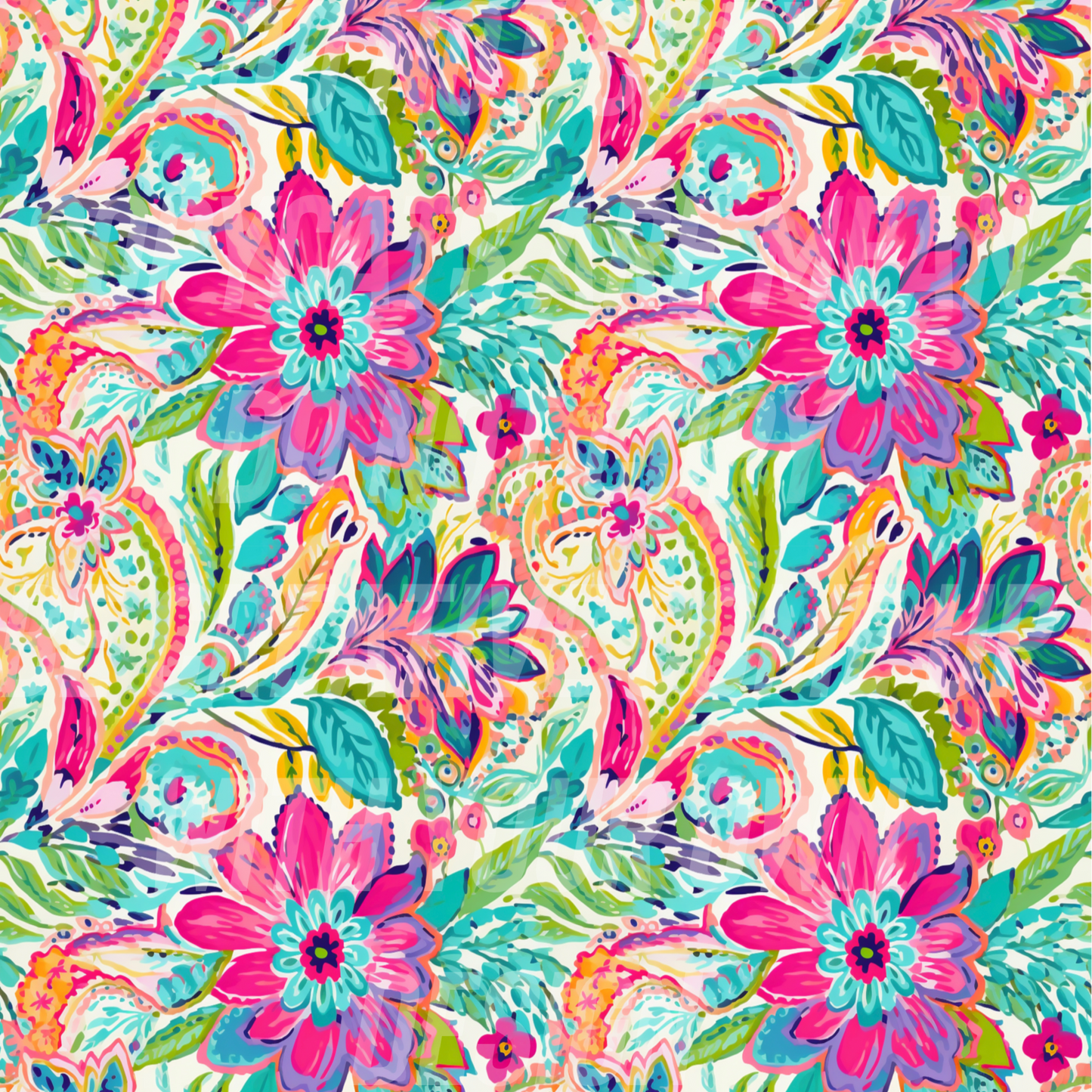 Fall Paisley (Tea Cup Sized)