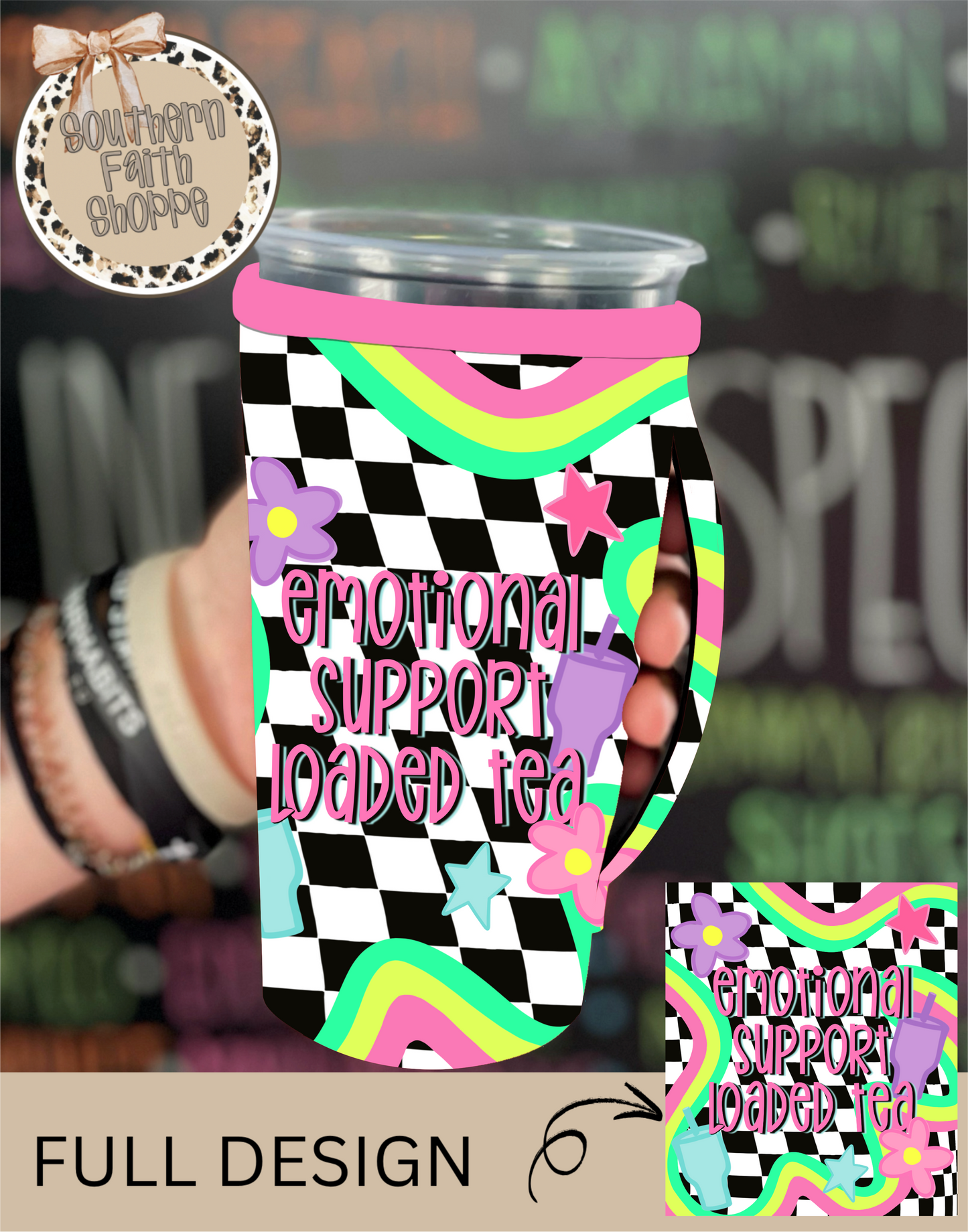 EMOTIONAL SUPPORT TEA| TEA SIZED 32oz