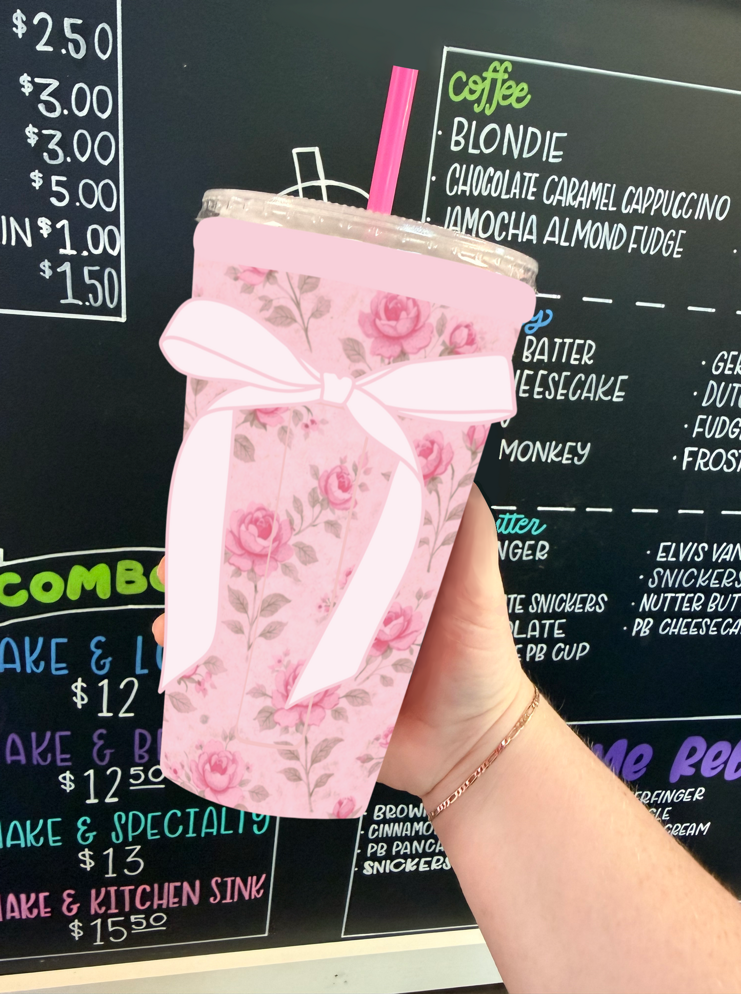 Pretty in Pink | RIBBON TEA KOOZIE