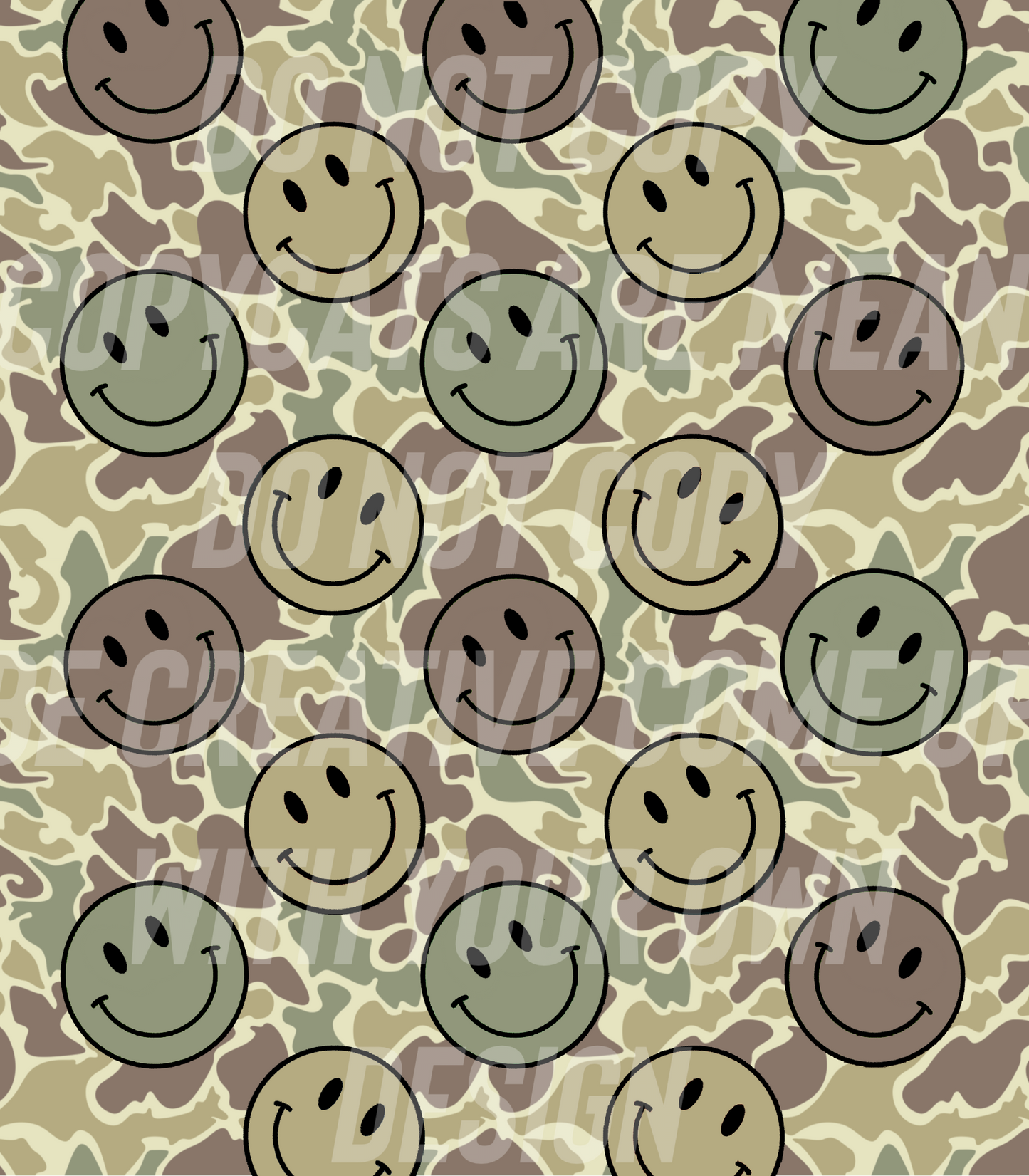 Camo smiles (Tea Cup Sized)