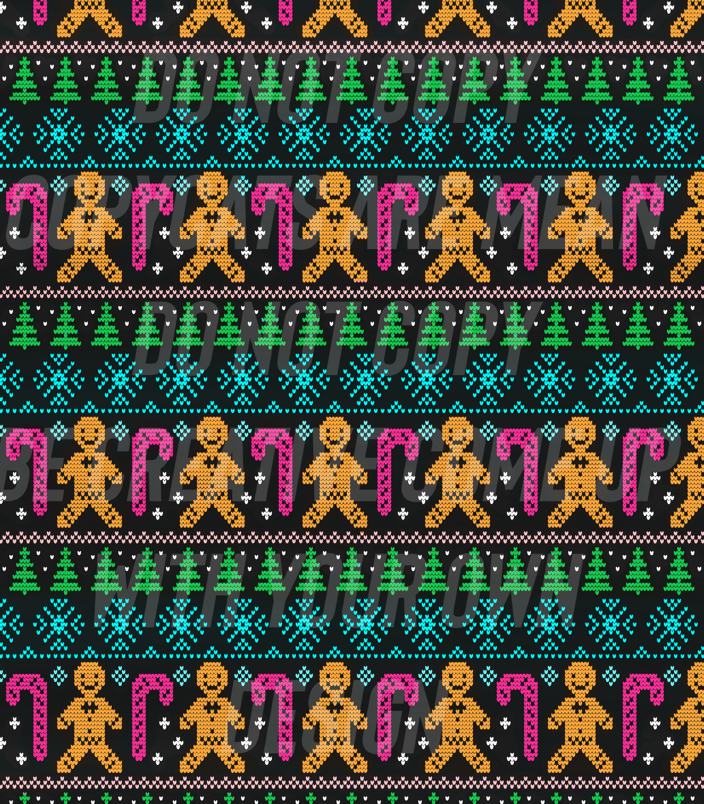 Ginger bread Chrismas sweater (Tea Cup Sized)