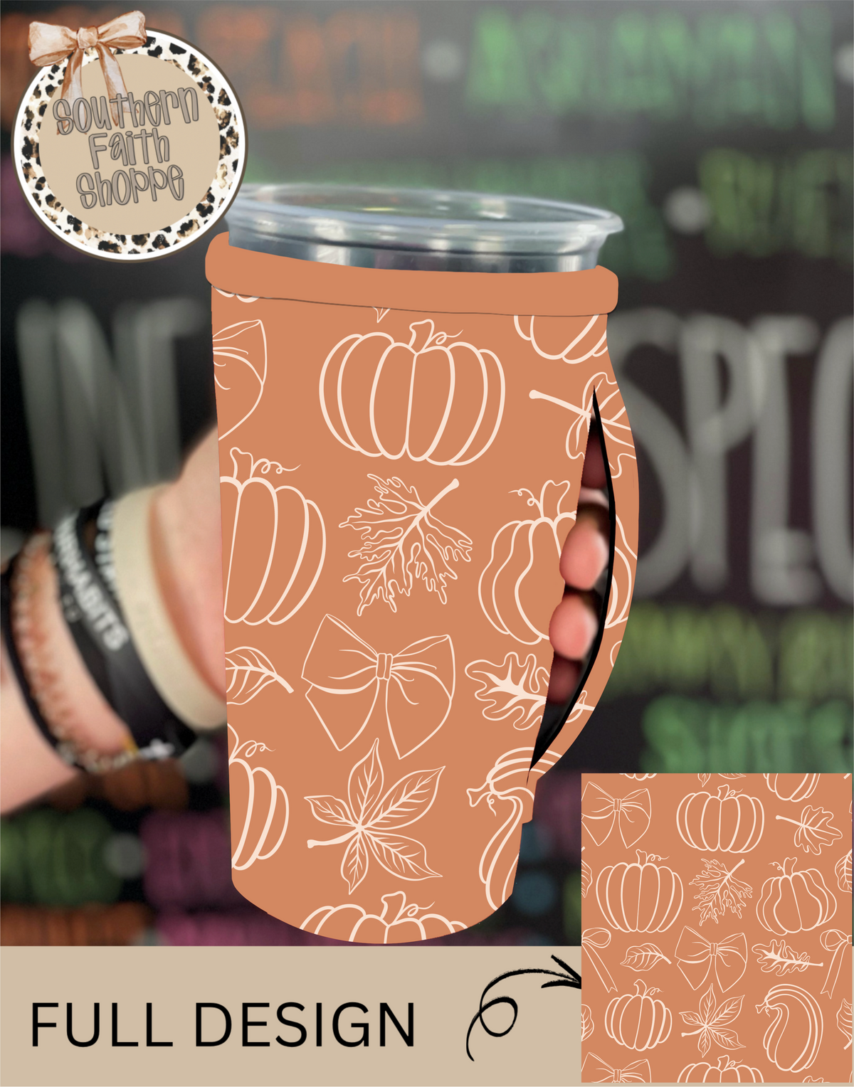 AUTUMN PUMKINS | 32oz KOOZIE