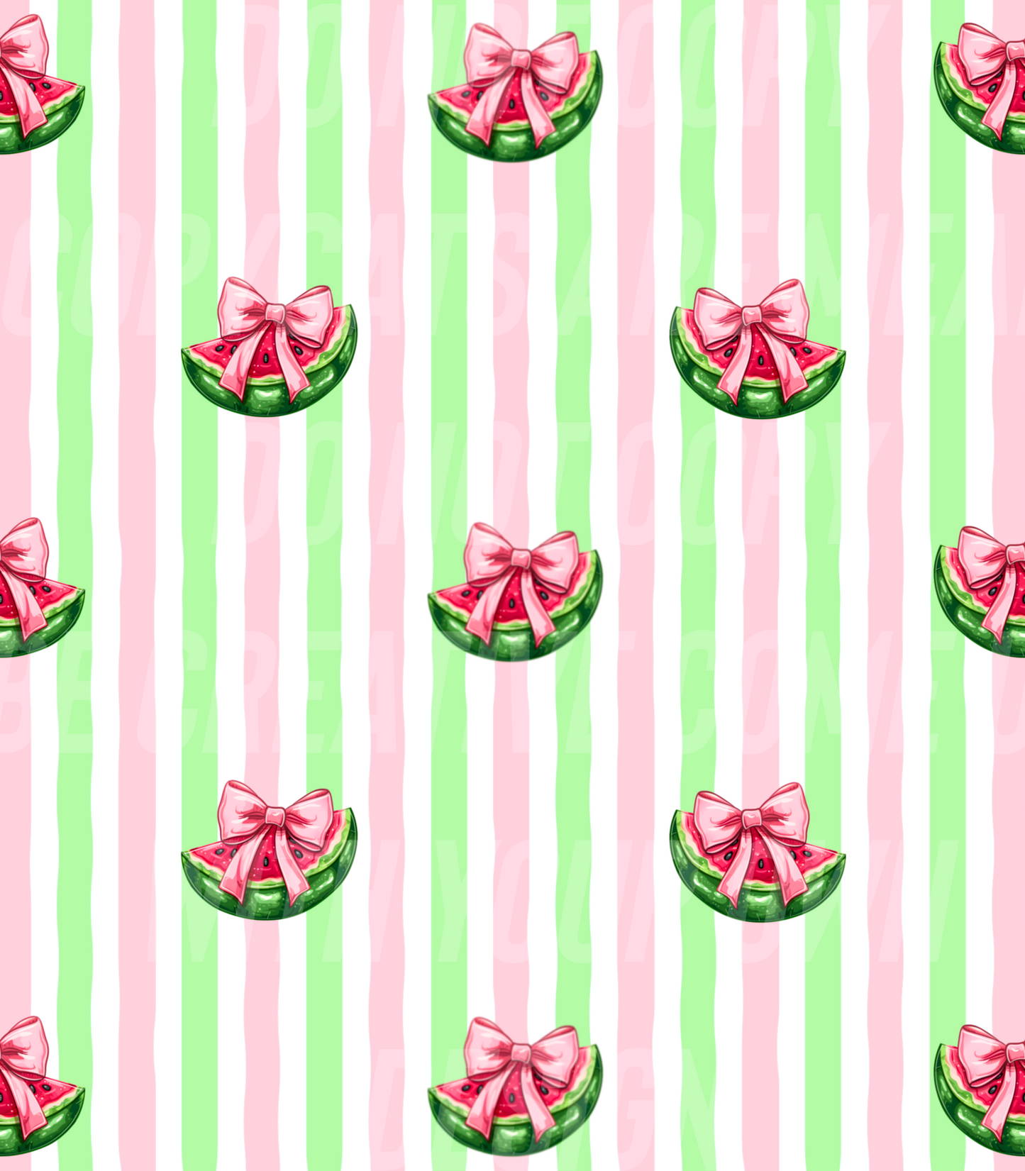 Striped Watermelon (Tea Cup Sized)