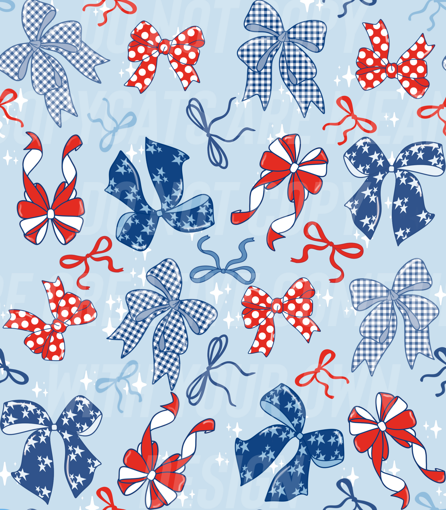 Red white and bows (Tea Cup Sized)