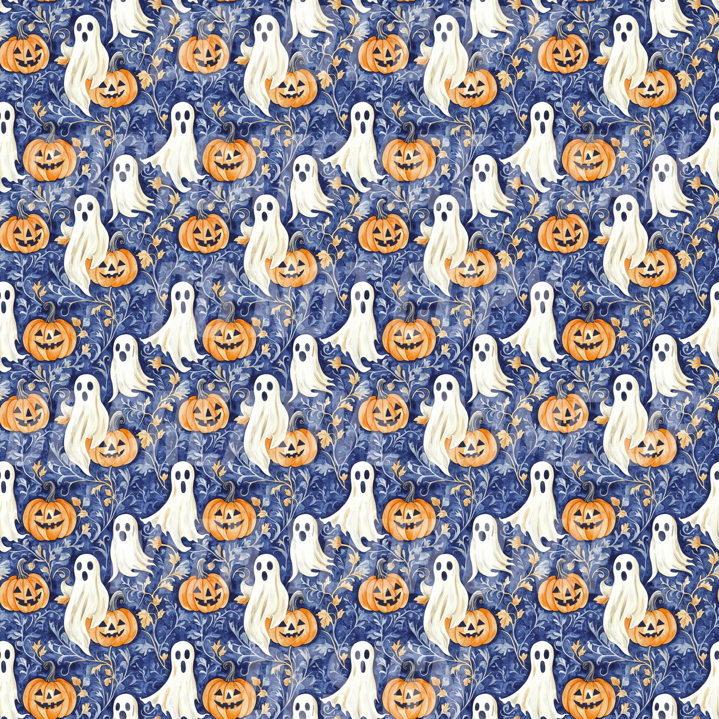 Pumpkins in the Night (Tea Cup Sized)