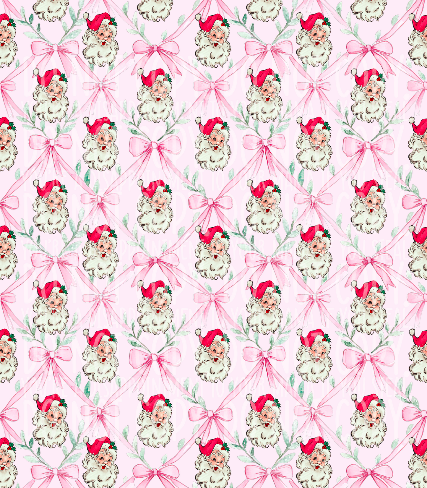 Coquette Vintage Santa (Tea Cup Sized)