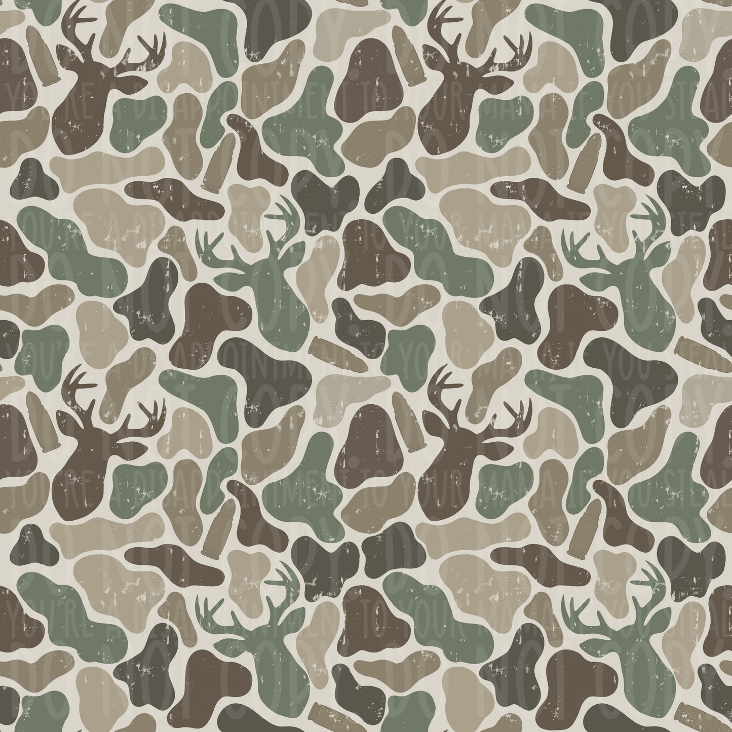 Buck Camo (Tea Cup Sized)