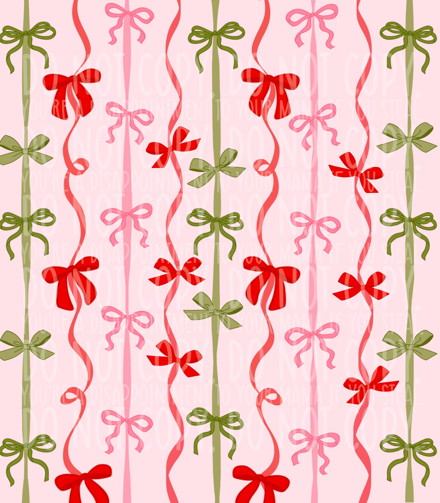 Christmas Ribbon (Tea Cup Sized)
