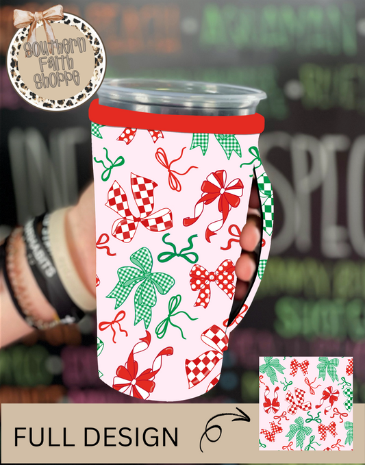 Christmas Bows  (Tea Cup Sized)