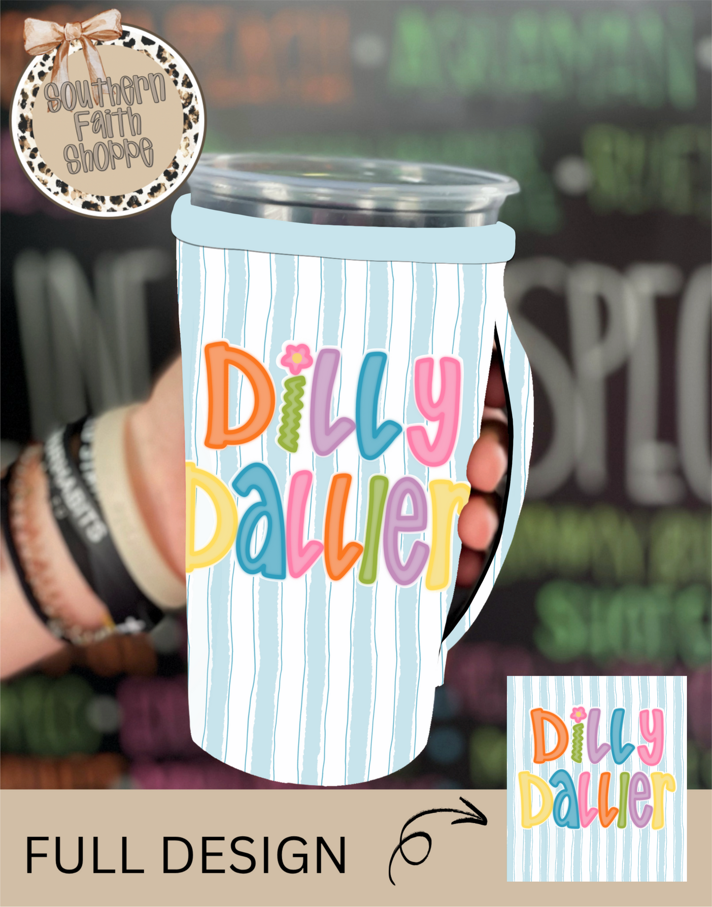 DILLY DALLIER STRIPES | TEA SIZED 32oz