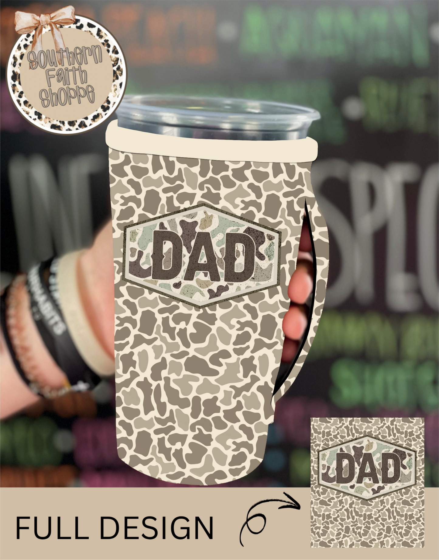 CAMO DAD | TEA SIZED 32oz