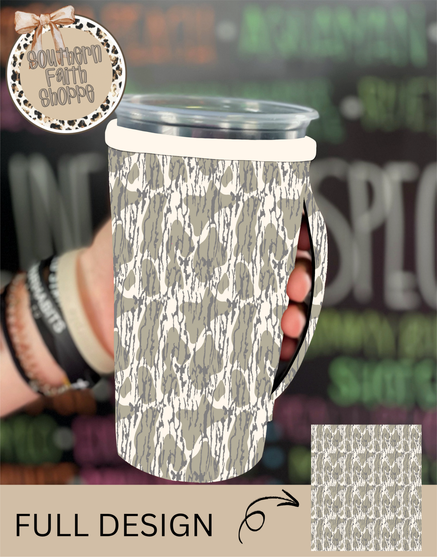 LIGHT WASH CAMO | TEA SIZED 32oz