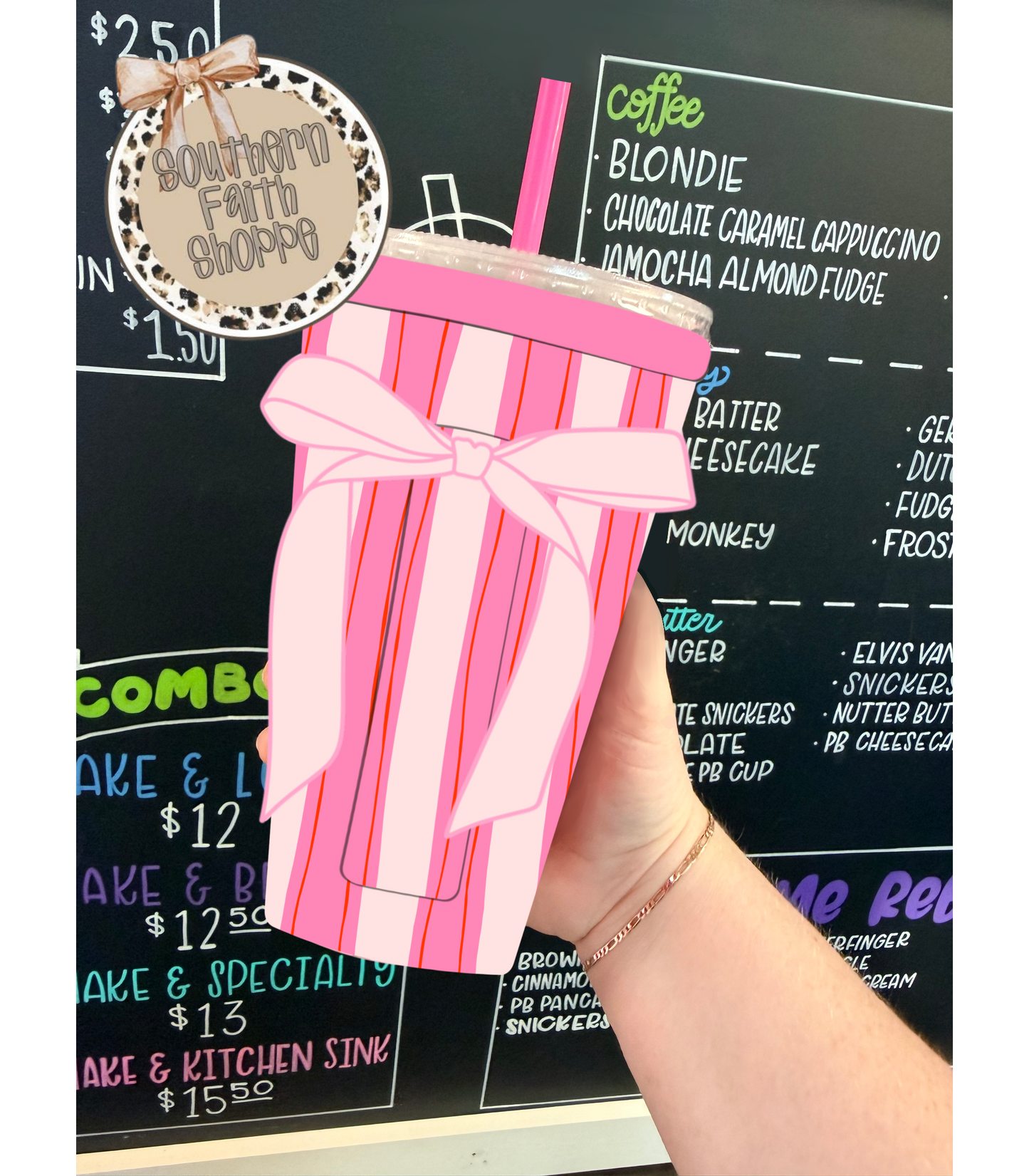 PINK LEMONADE | RIBBON TEA KOOZIE