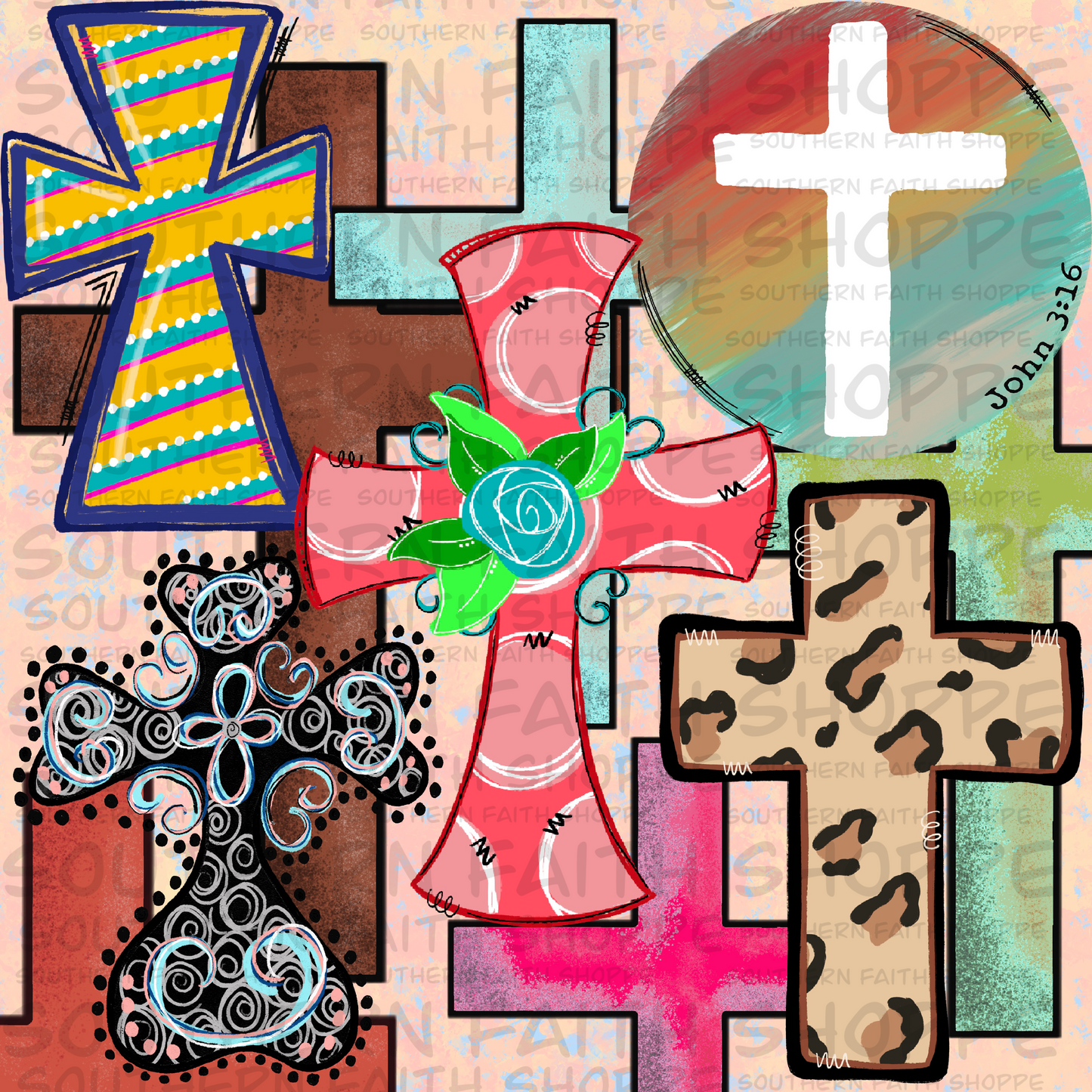 Crosses (Tea Cup Sized)