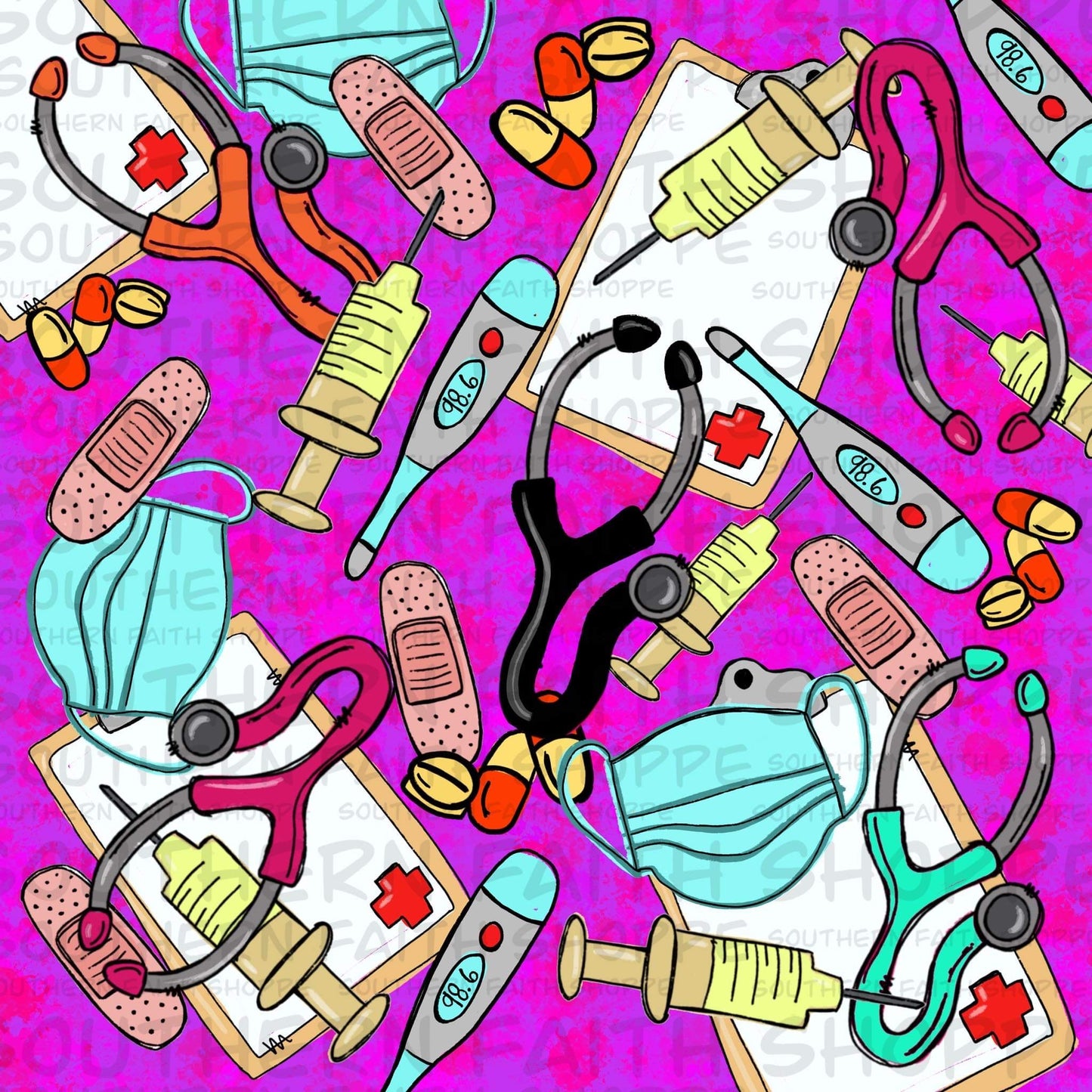 Purple NURSE (Tea Cup Sized)