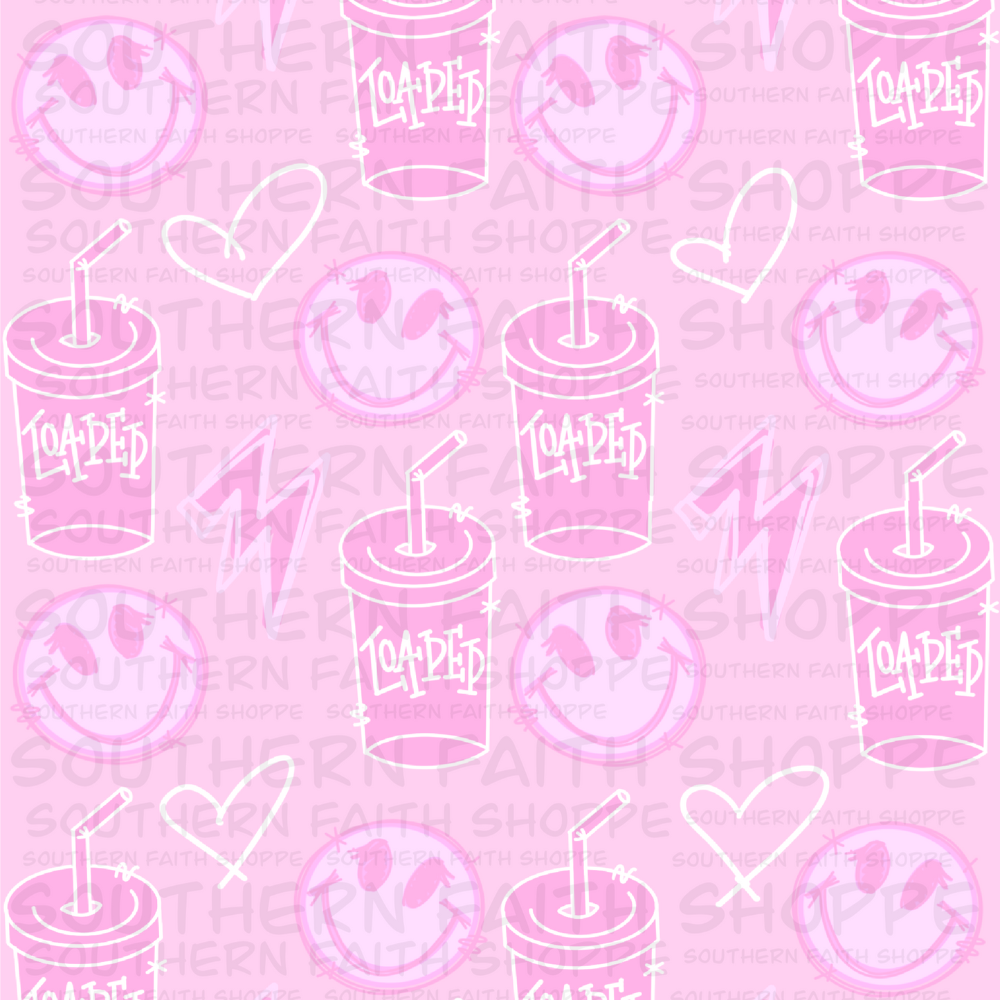 Pink loaded Smiley (Tea Cup Sized)