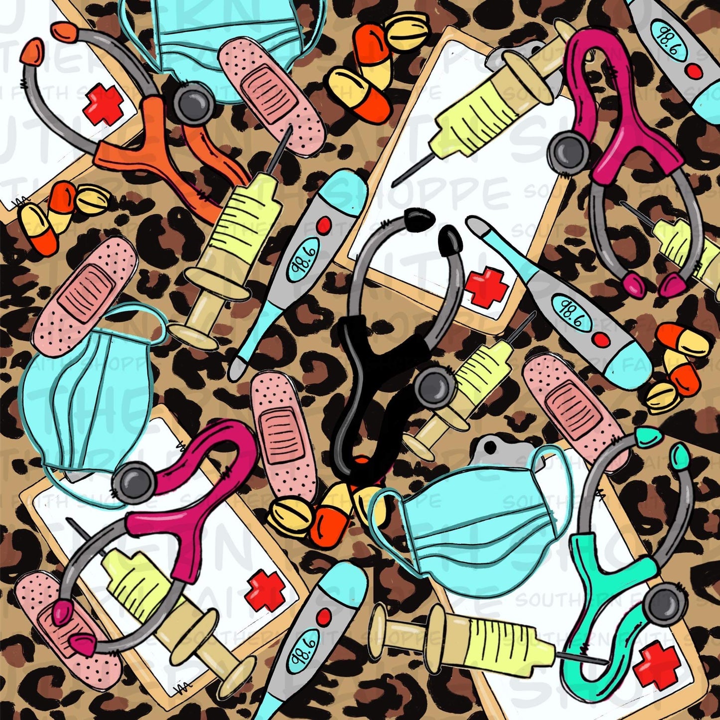 Leopard NURSE (Tea Cup Sized)