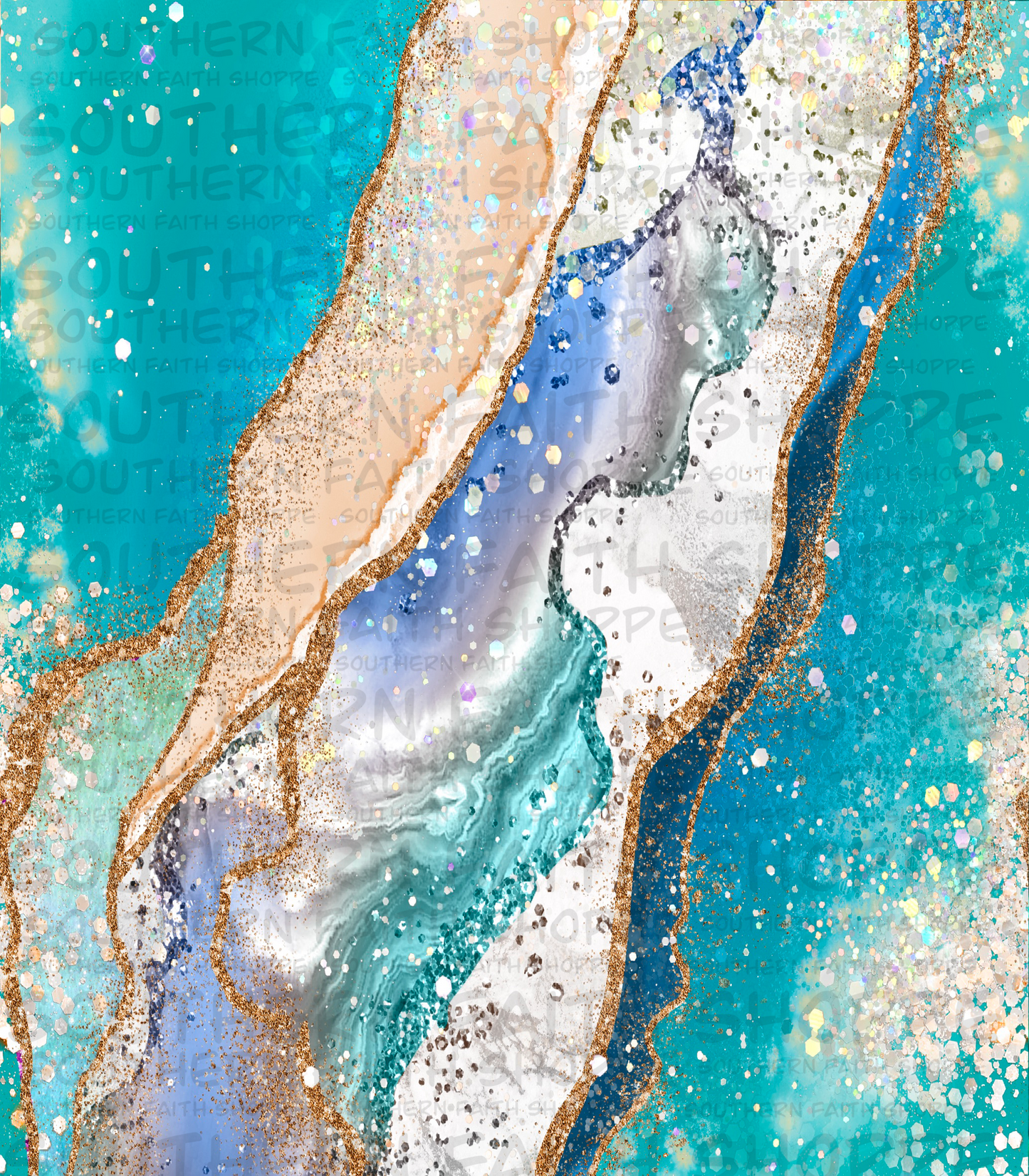 Turquoise Agate (Tea Cup Sized)