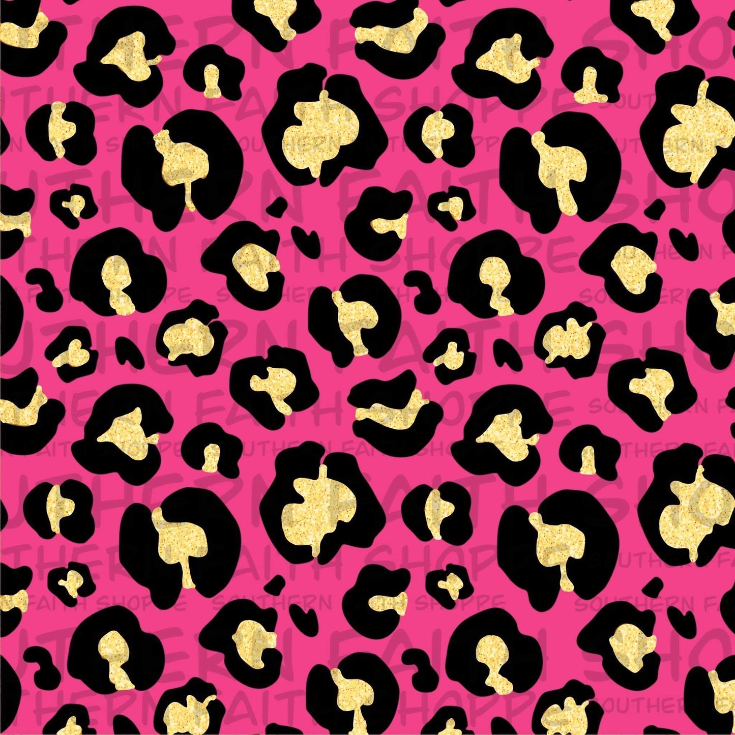 Hot pink Leopard (Tea Cup Sized)