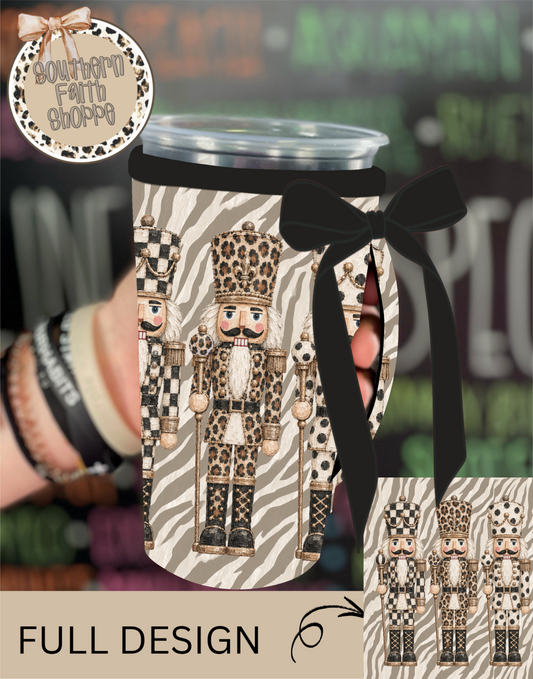 WILD ABOUT NUTCRACKERS | 32oz RIBBON KOOZIE