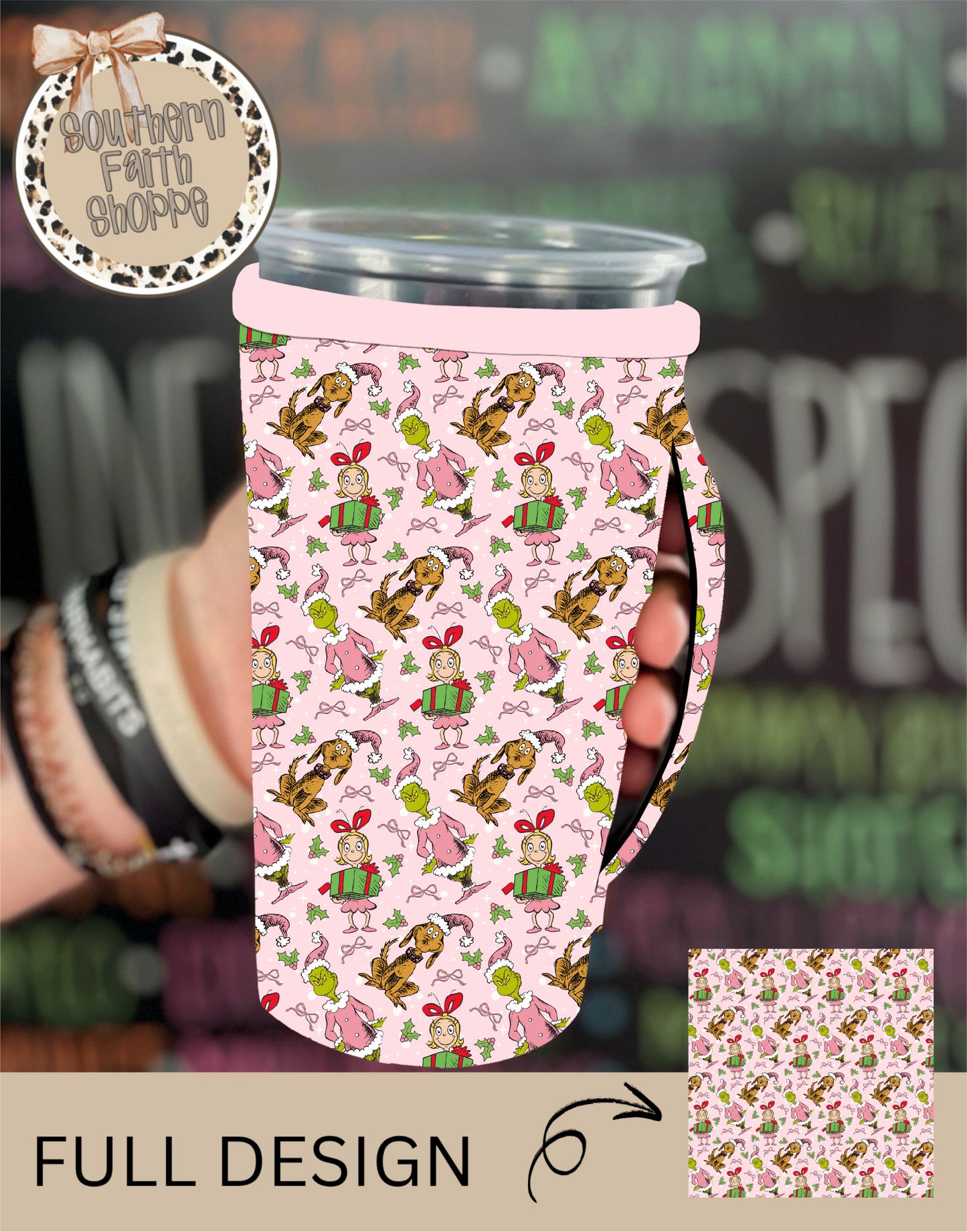 Pink I hate Christmas (Tea Cup Sized)