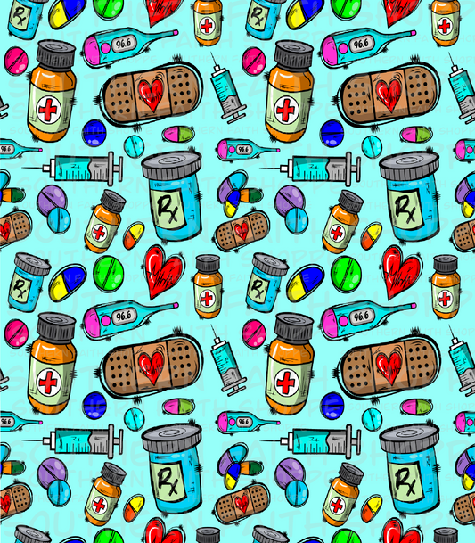 Blue pharmacy (Tea Cup Sized)