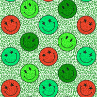 Green Christmas smiles (Tea Cup Sized