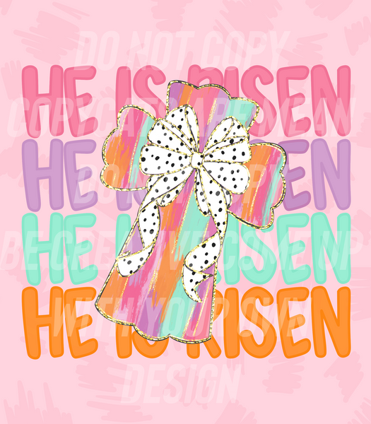 He is Risen w/cross (Tea Cup Sized