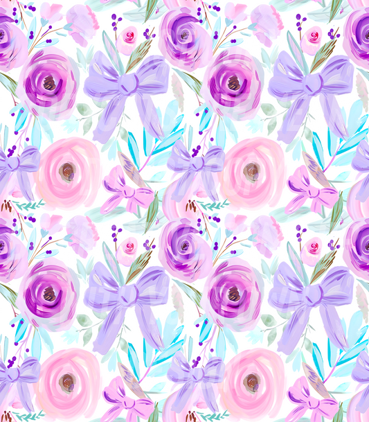 Purple Coquette Floral (Tea Cup Sized