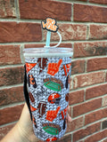 Go Vols Straw Topper 10mm (10 pack)