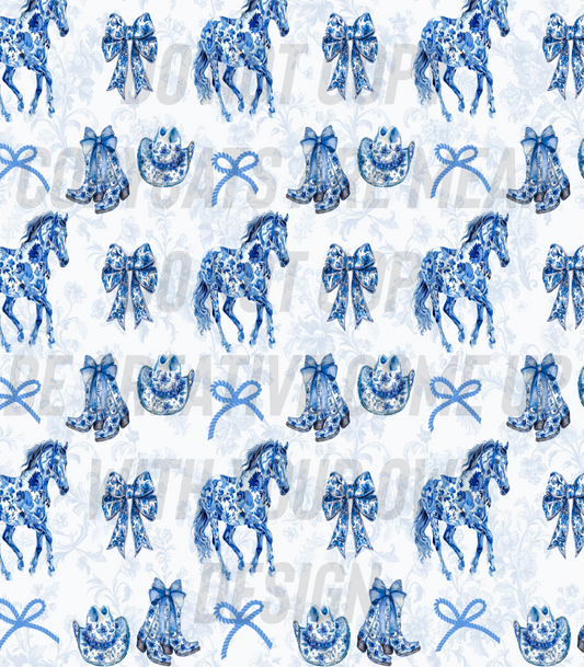 Chinoiserie Horses (Tea Cup Sized