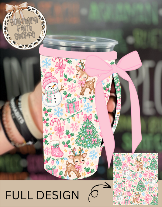 WHIMSICAL WONDERLAND | 32oz RIBBON KOOZIE