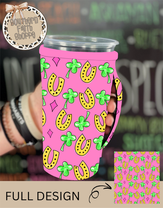 LUCKY IN PINK   | TEA SIZED 32oz