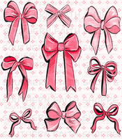 Coquette Bows  (Tea Cup Sized)