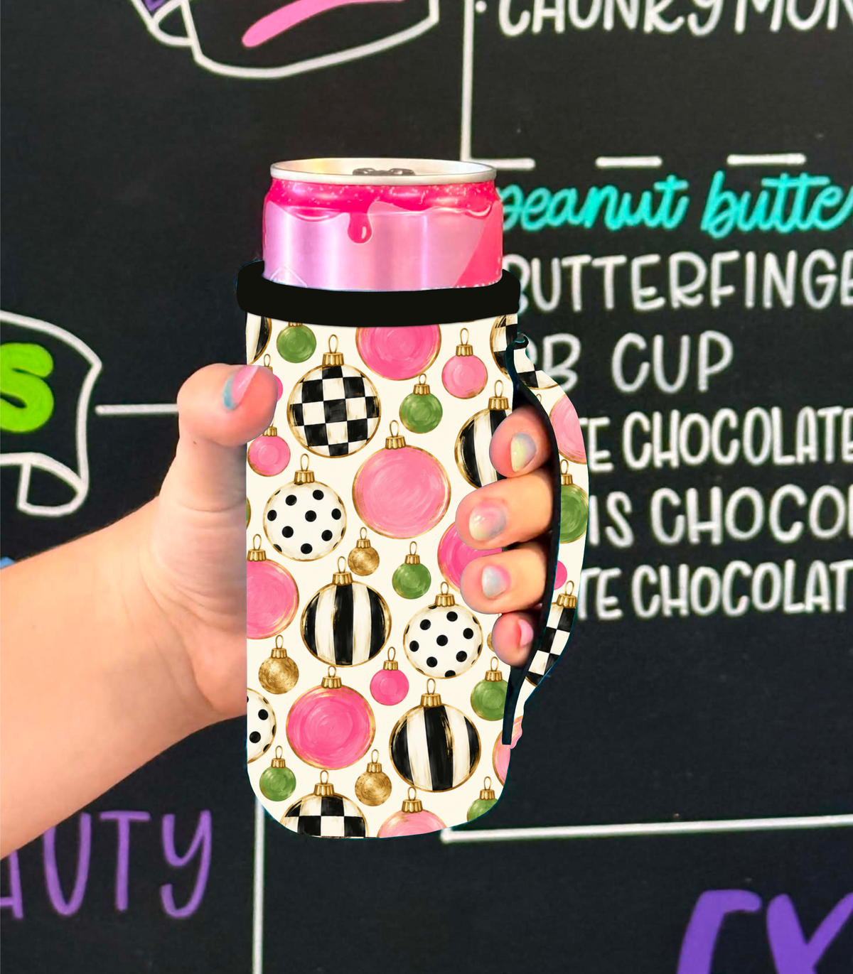 ORNAMENT OBSESSION | SLIM CAN KOOZIE