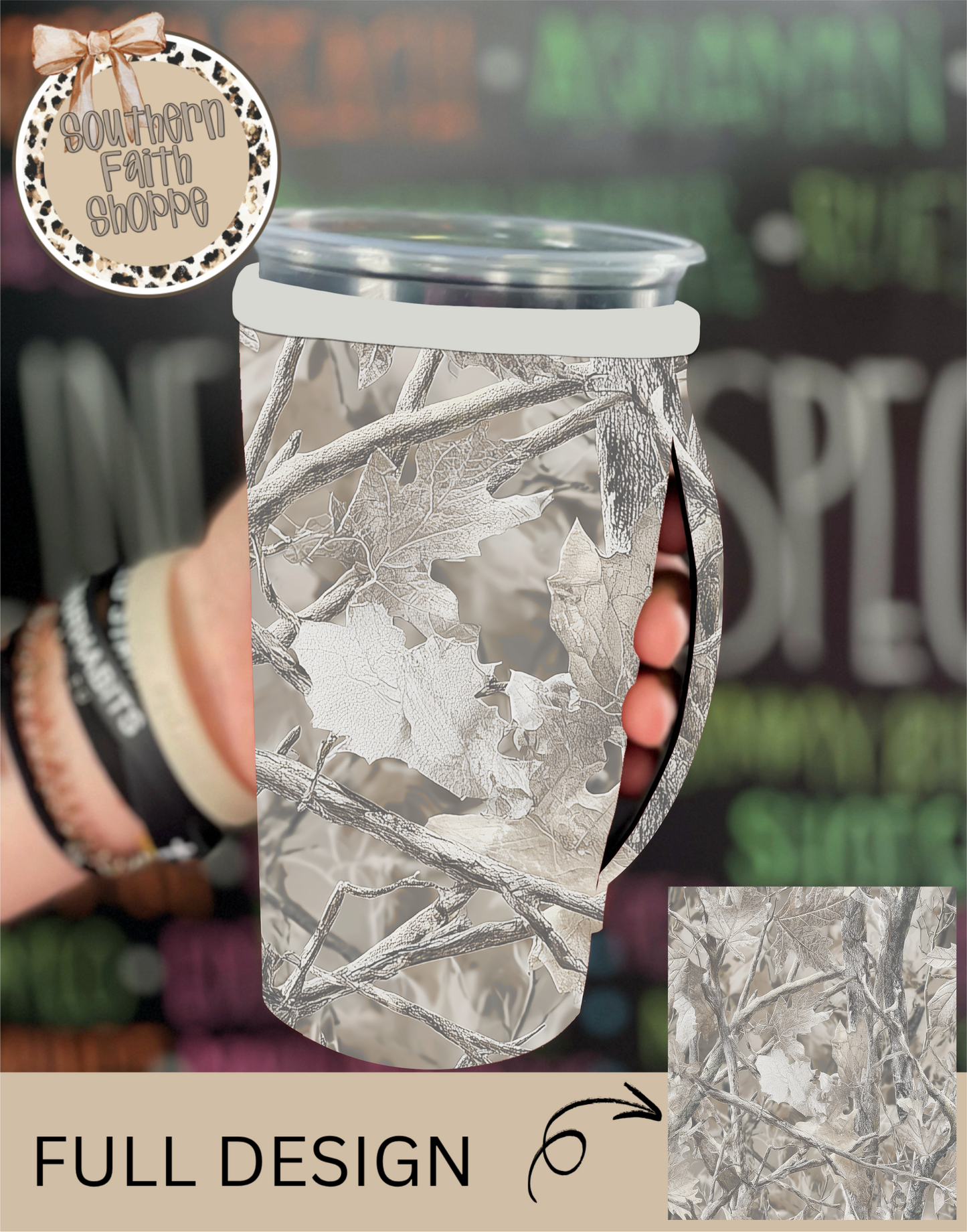 WINTER CAMO | 32oz KOOZIE