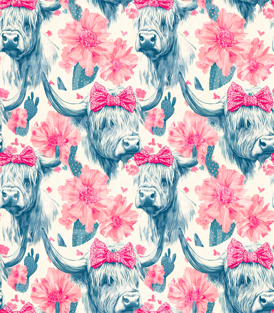 Cows and cactus (Tea Cup Sized)