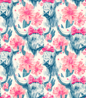 Cows and cactus (Tea Cup Sized)