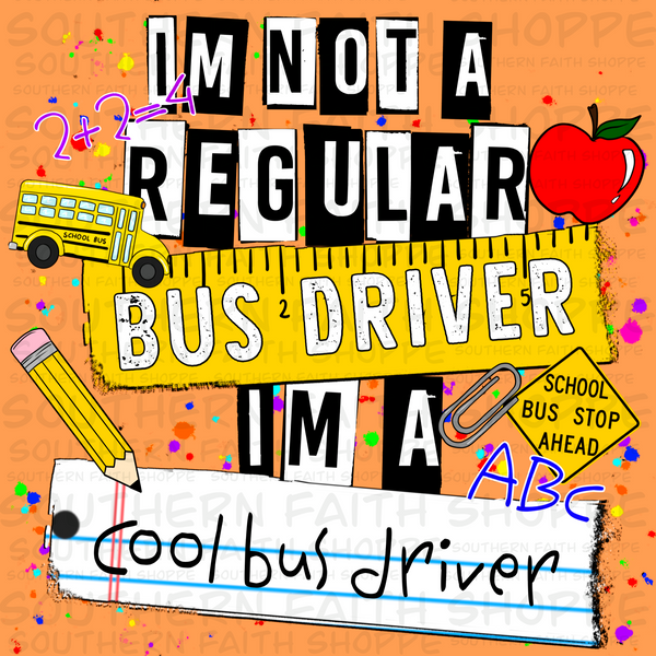 Cool bus driver  (Tea Cup Sized)