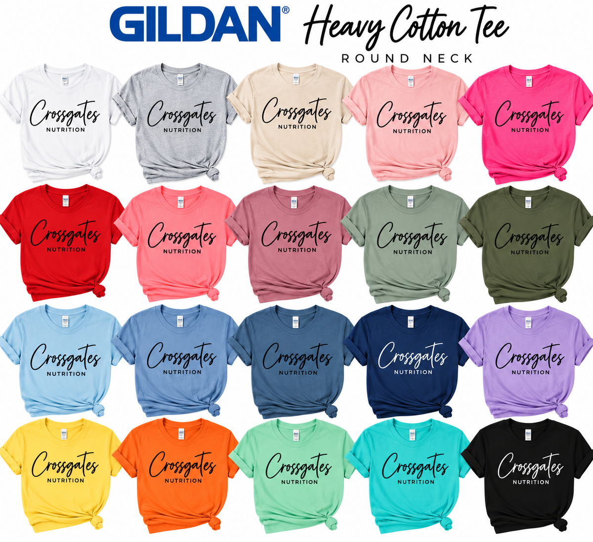 GILDAN / HEAVY COTTON (MIXED COLORS)